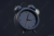طرح گرافیکی ساعت رومیزی PSD لایه باز مشکی